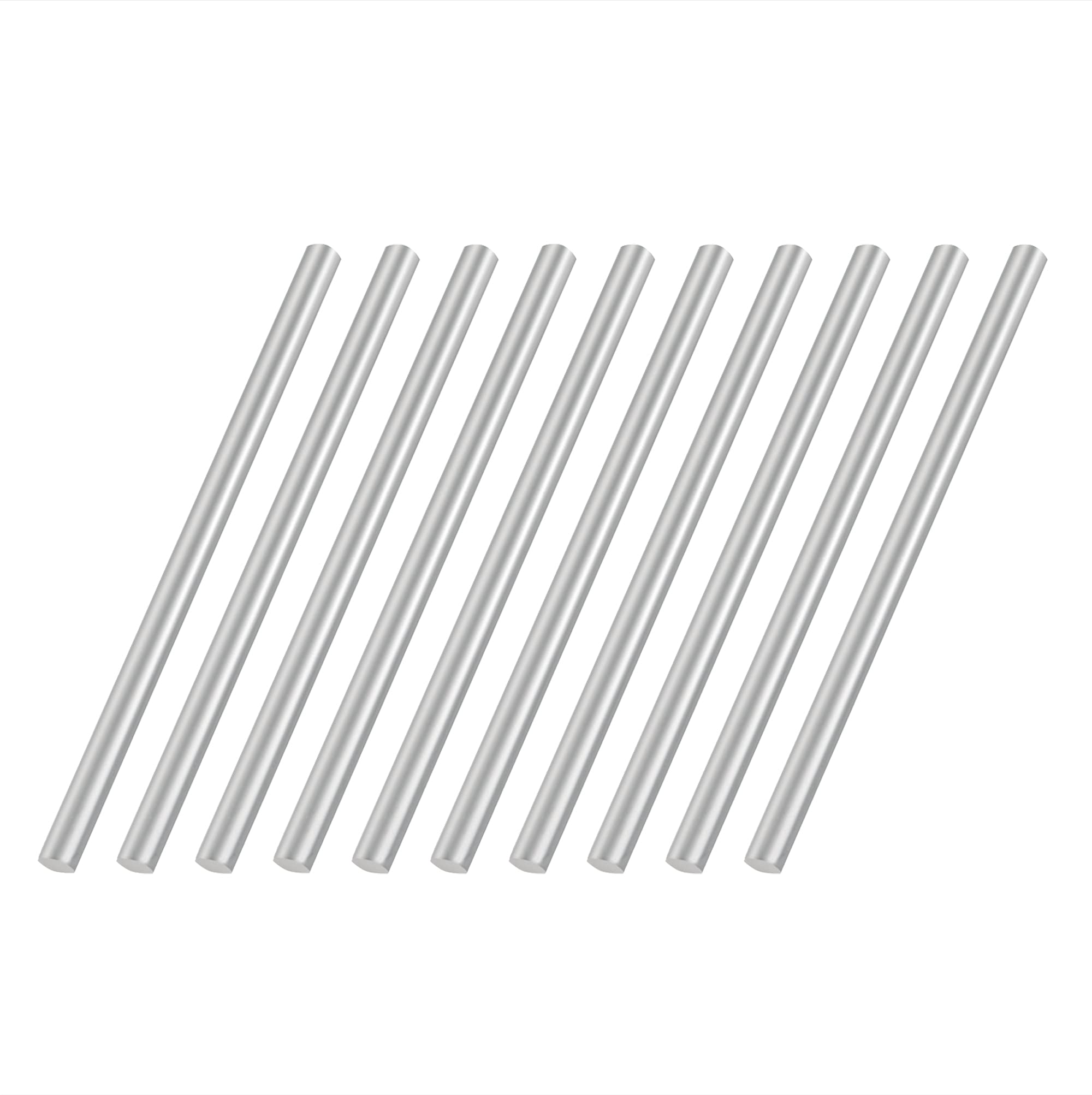 VictorsHome 5mm x 100mm 304 Stainless Steel Round Rod, Metal Solid Shaft Lathe Bar Stock for Model Car DIY Crafts 10pcs