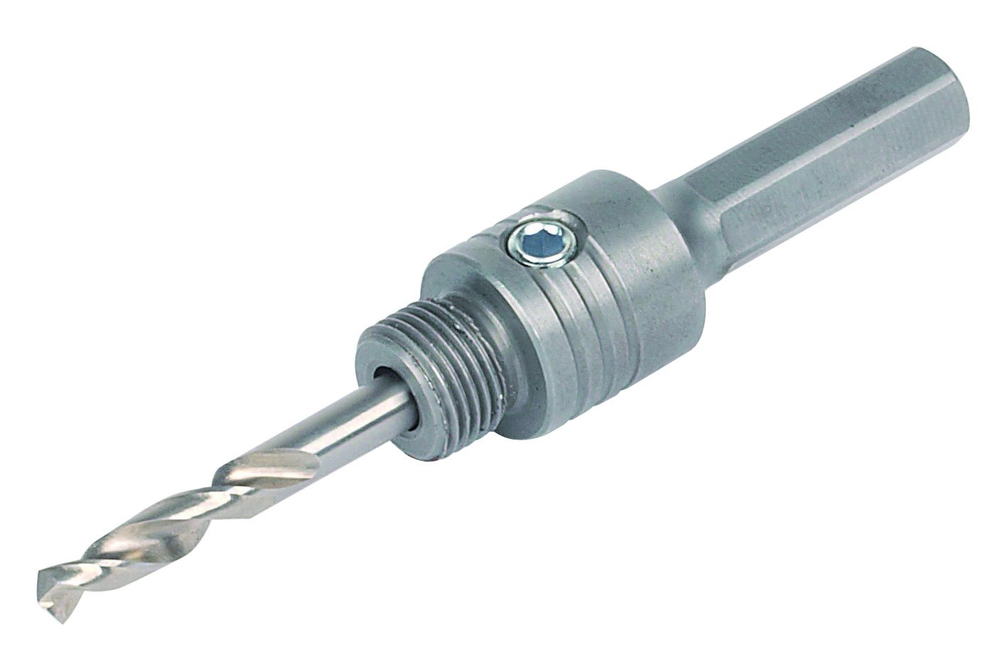 wolfcraft Mandrel with Centring Drill Bit, for Bi-Metal Hole Saw Blades I 5958000 I Accessory for BIM Hole Saw Blades