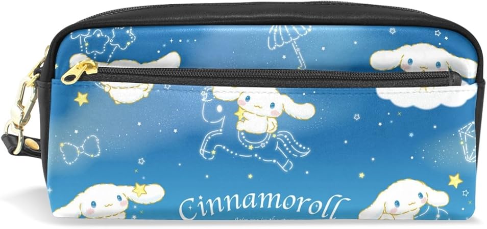 Amazon Royallove シナモロール 白い 子イヌ ペンケース 筆箱 文房具 レディース メンズ ペンポーチ 小物入れ 可愛いグッズ 人気 シナモン 大きな耳 トラベルポーチ 旅行ポーチ コスメポーチ 化粧ポーチ メイクポーチ プレゼントにも最適 ペンケース 文房具