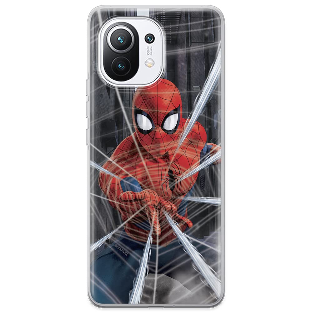 ERT GROUP mobile phone case for Xiaomi 11 original and officially Licensed Marvel pattern Spider Man 008 optimally adapted to the shape of the mobile phone, case made of TPU — image 1