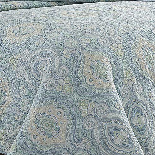 Tommy Bahama King Quilt Set, Reversible Cotton Bedding with Matching