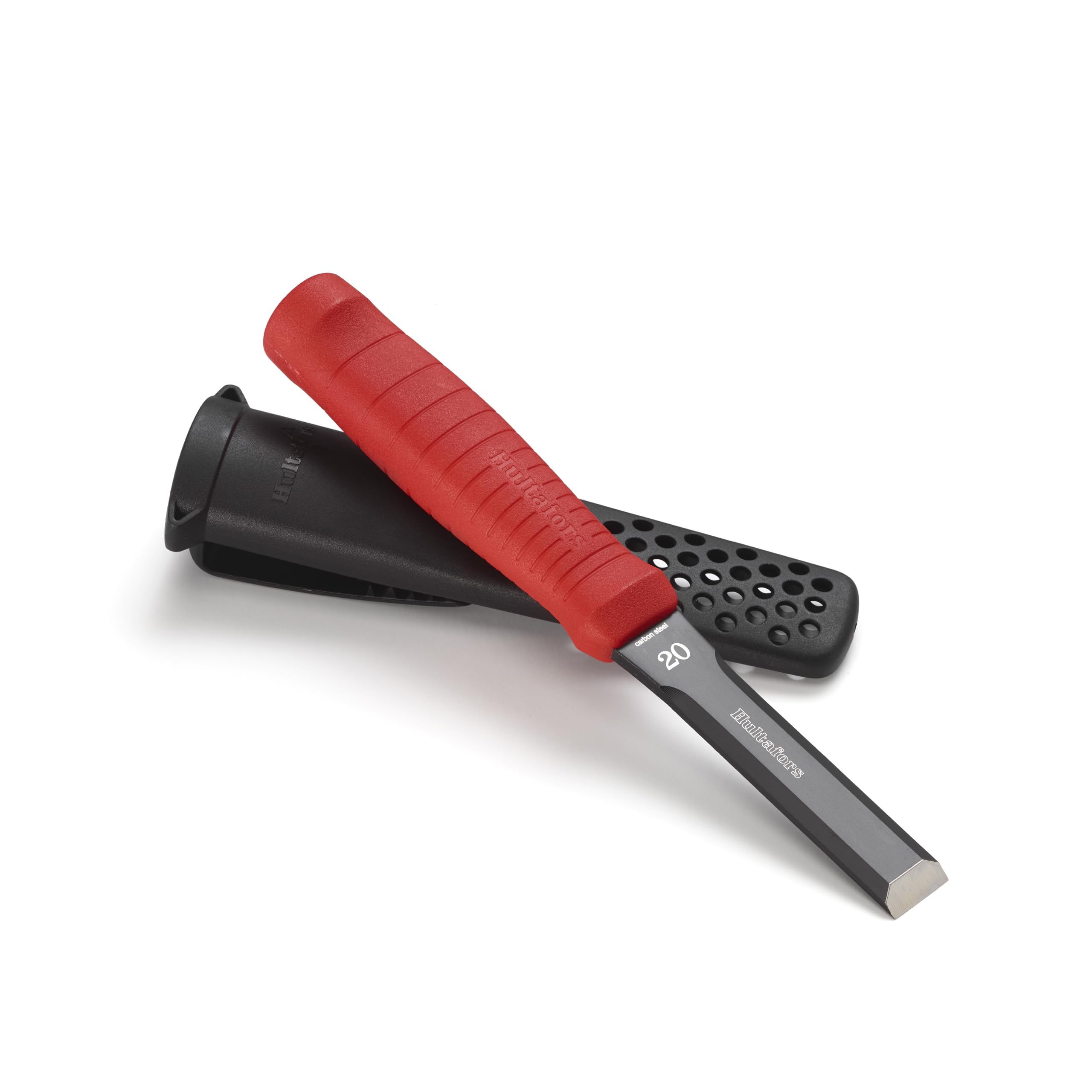 Hultafors EDC20 (390063) Chisel with Holster - Orange, 232 mm L x 20 mm W