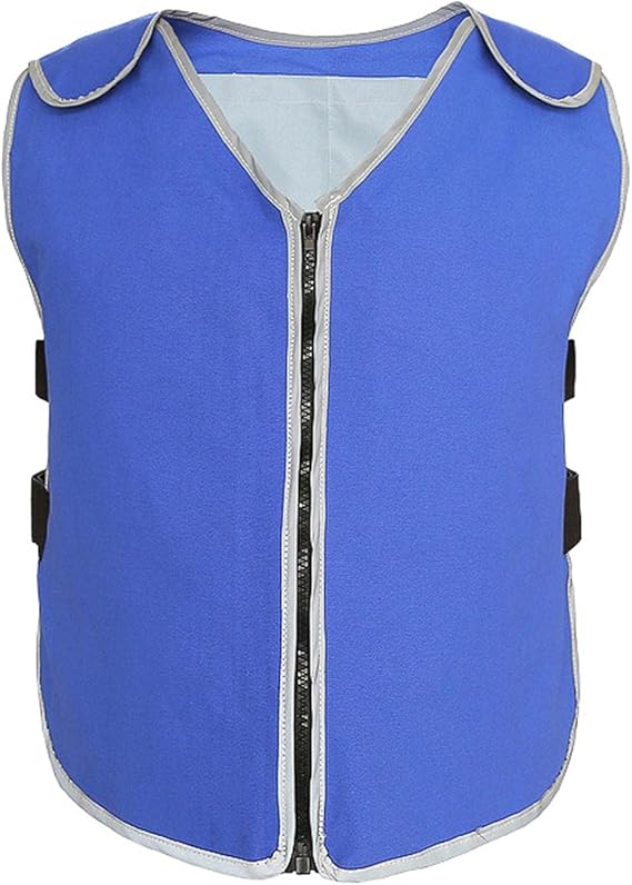 Ice Cooling Vest Summer Cooling Vest with 6 Ice Pockets Personal Cooling Cold Vest Body Ice Vest