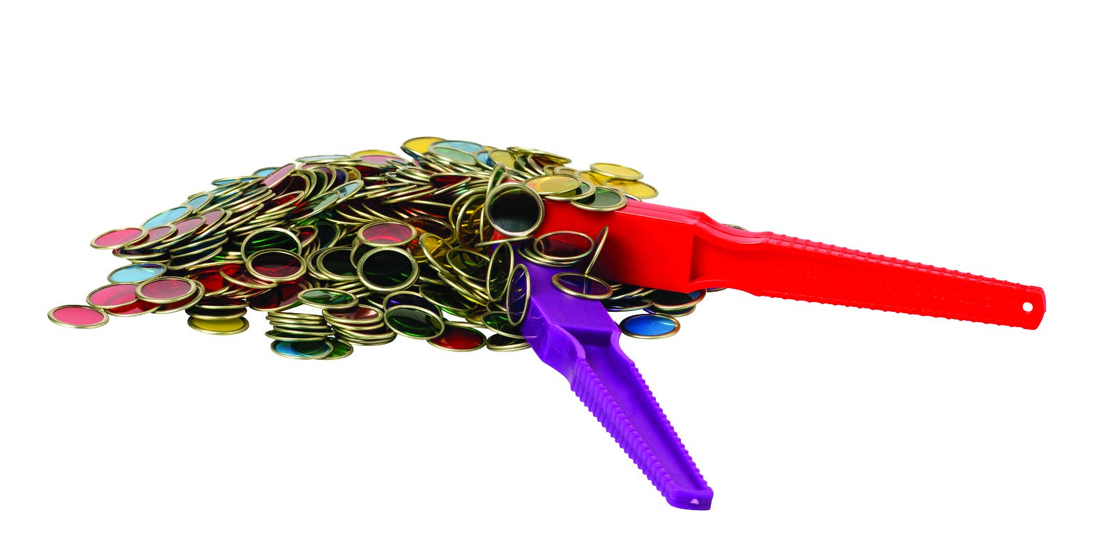 Dowling Magnets 500 Counting Chips and 2 Wands, Plastic,Metal, Multicolor