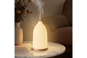 Essential Oil Diffuser, 100ml Aromatherapy Diffuser, Small Ultrasonic Diffusers for Essential Oils, 2 Mist Mode（Con/Int）, Coo