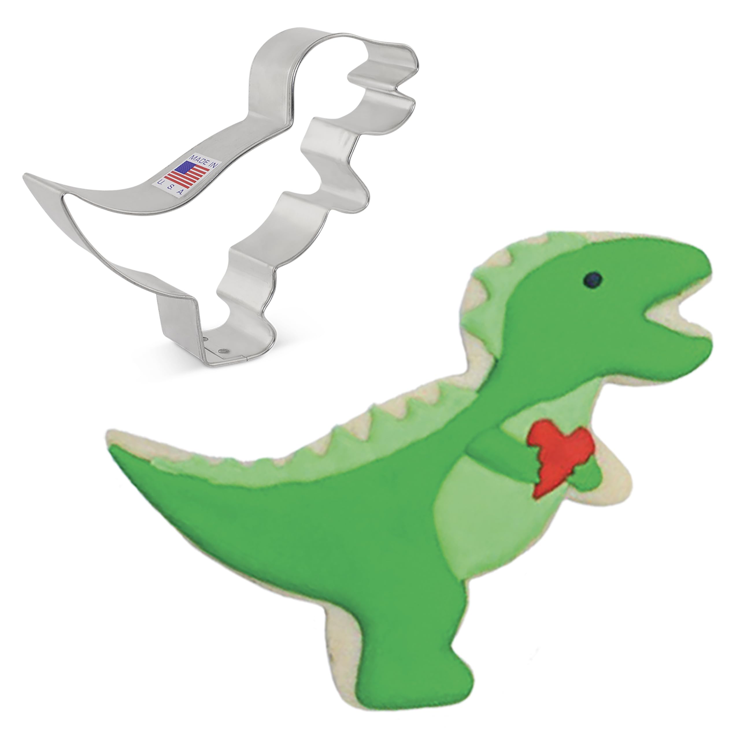 Ann Clark Cookie Cutters T-Rex/Tyrannosaurus Rex/TREX Dinosaur Cookie Cutter, 12.1 cm