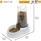 Ferplast AZIMUT 1500 Pet Dispenser 1.5 L Dry Food or Water White view 2