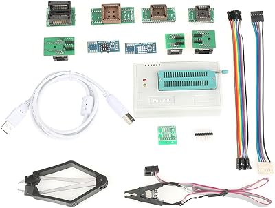 Asixx TL866II Plus Universal USB Programmer EEPROM FLASH MCU GAL PIC 10 Adapters