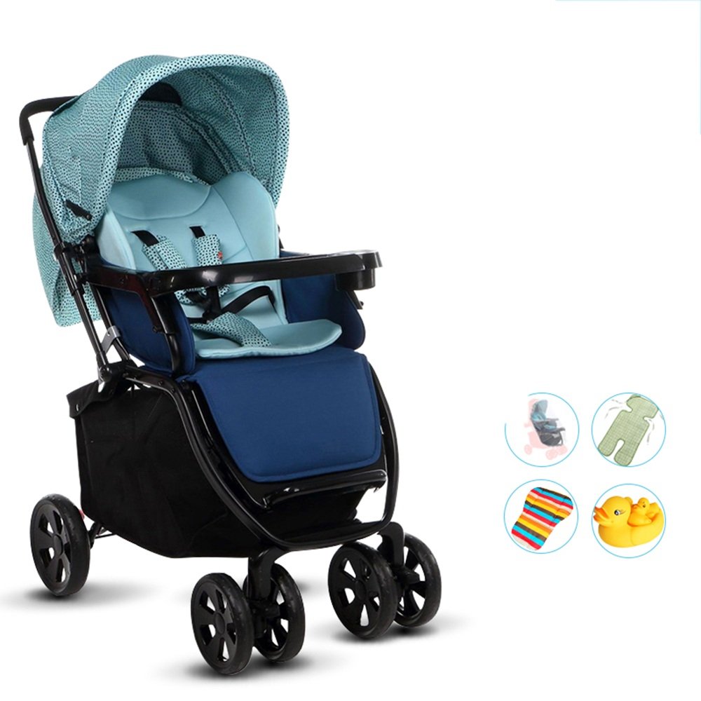 マウンテンバイク B07c6vdwr4 A1 新生児 赤ちゃんのベビーカー 軽量折りたたみ四輪車 サスペンション 座ることができ 嘘つき 半ライクラコットンの日よけ A1 Haizhen 子ども用自転車 超目玉 12月 Rumble Media