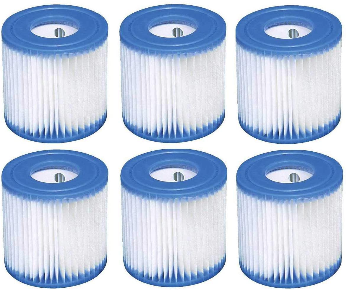 Intex Pool Filter Cartridges Type H, Pack of 6 Cartridges, Filter Pump Filter Cartridge