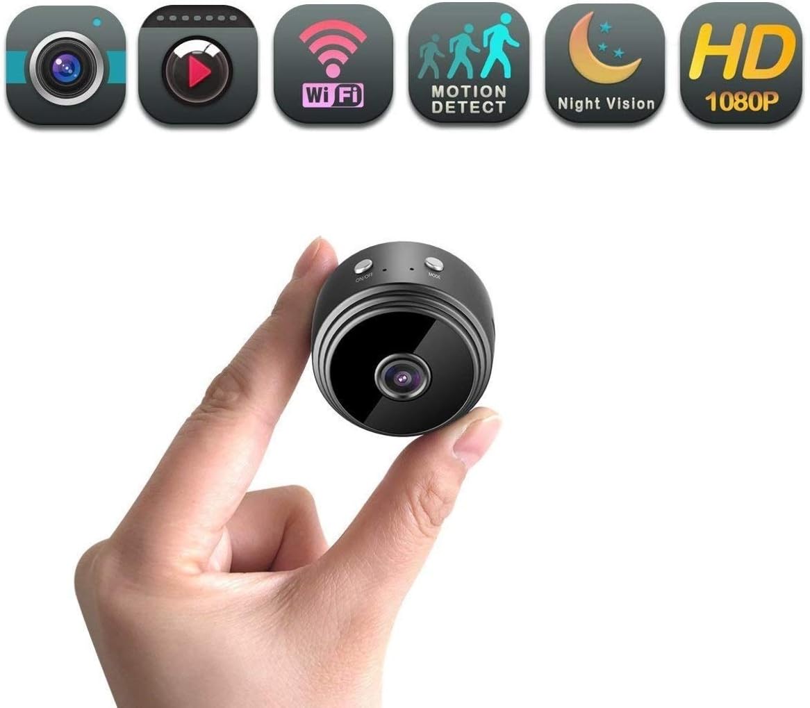 Lizzie Magnetic Mini Camera,HD 1080P Wireless Cam-Magnetic Security Camera