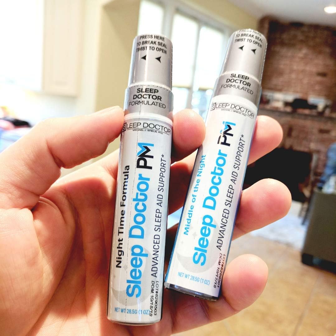 Sleep Doctor PM Sleep Aid | Night Time Formula | Advanced Sleep Support for Adults | Sleep Spray Formulated by Dr. Michael Breus - America's Sleep Doctor: Health & Personal Care