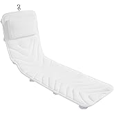 Full Body Bath Pillow for Bathtub, Non-Slip Bath Pillows for Tub, Spa Bathtub Pillow Cushion for Headrest Neck Shoulder and B