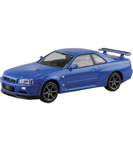 Amazon.com: Aoshima Nissan R35 Nissan GT-R 2004 Midnight Purple 1