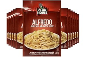 Club House, Dry Sauce/Seasoning/Marinade Mix, Alfredo, 30g, Case Pack 12 Count