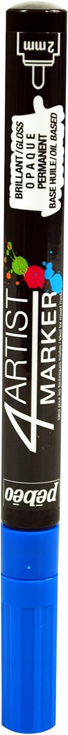 Pebeo 4Artist Dark Blue Marker - 2mm, Round