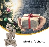 Alien Statue Resin Desk Garden Ornament 6x6x11 cm Indoor Outdoor Decoration view 8
