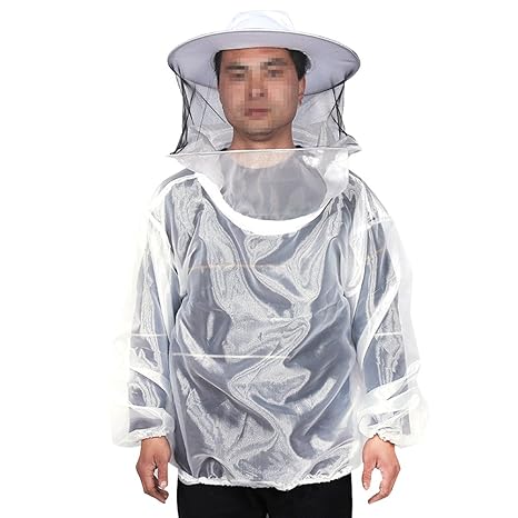BESTOMZ Imkerjacke Imkeranzug Imker Bienenschutz Hut Schal