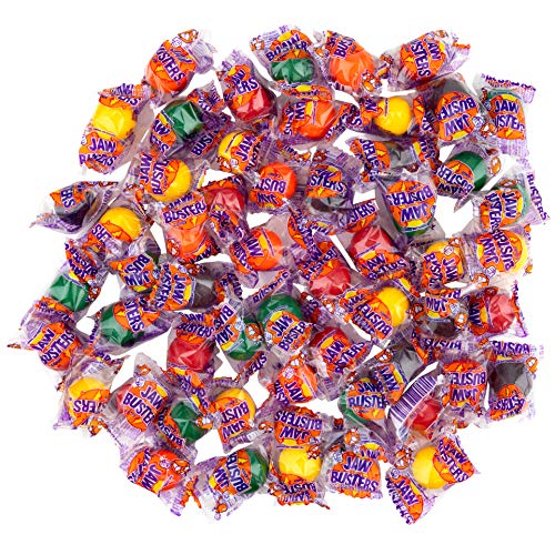 Snackadilly Jaw Busters 3 Pound Bulk Box Of Jaw Breakers Assorted
