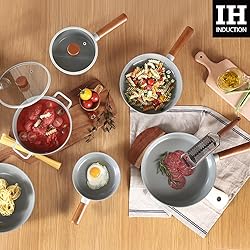 Neoflam FIKA 1.7QT 18cm Mid Night IH Saucepan with
