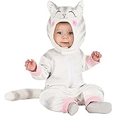 White and Grey Baby Kitty Costume
