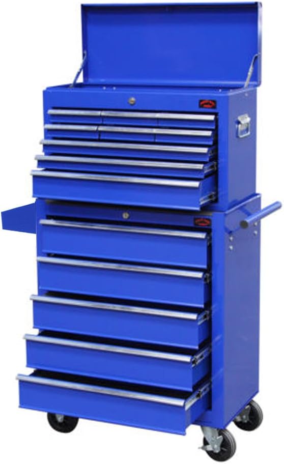 Dirty Pro Tools™ X LARGE TOOL CHEST TOP TOP BOX AND ROLLCAB BOX WITH DRAWER DIVIDER AND