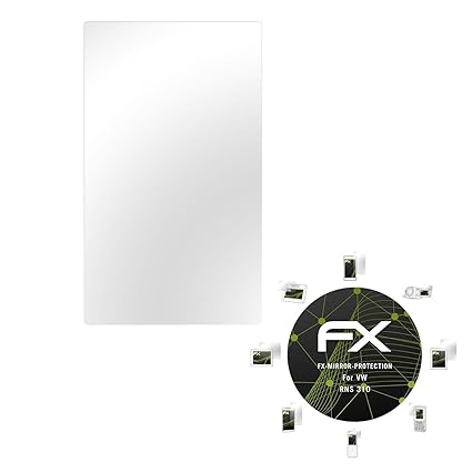 atFoliX Displayfolie für VW RNS 310 Spiegelfolie, Spiegeleffekt FX Schutzfolie