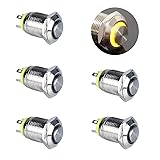 DMWD 5pcs 12mm Metal Waterproof Anti-Vandal