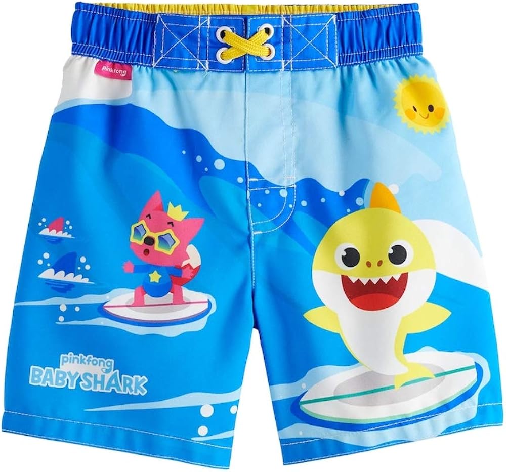 baby shark swim shorts