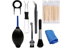 8 PCS Keyboard Remover Tools for Mechanical Keyboard-Include Air Blower, 2 PCS Keycap Pullers, Tweezers, 2 PCS Cleaning Brush