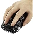 Usbkingdom 2.4GHz Wireless Mouse Cool 3D Sport Car Shaped Ergonomic Optical Cordless Mice with USB Receiver for PC Laptop Computer 1600DPI 3 Buttons Black
