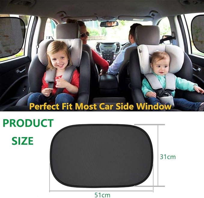 Pare Soleil Voiture Bebe Enfant Aixmeet 3 Pieces Auto Adhesif Pare Soleil De Voiture Pour Offre Une Protection Uv Maximale Pour Bebe Adhesion Sans Ventouse Accessoires Auto Et Moto Centroarco Com
