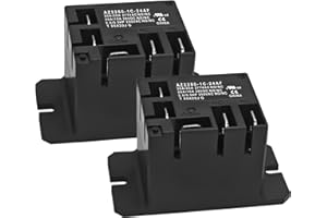 CASALYTICS Power Relay AZ2280-1C-24AF (Pack of 2) - 24VAC 30A 277VAC 28VDC, 5Pins 1 Form C SPDT, Quick Connect Normally Closed