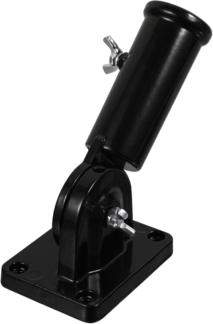 YARNOW Flag Pole Holder Bracket Adjustable Wall Mount Flag Holder