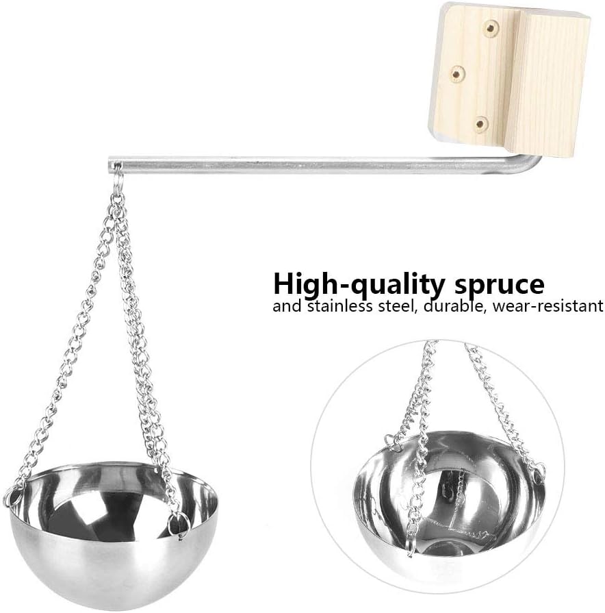 LIZERDYX Sauna Oil Cup Sauna Aromatherapy Oil Holder Essential Oil Fragrance Diffuser Bowl for Sauna and Spa Sauna Room Accessories : Garden & Outdoor