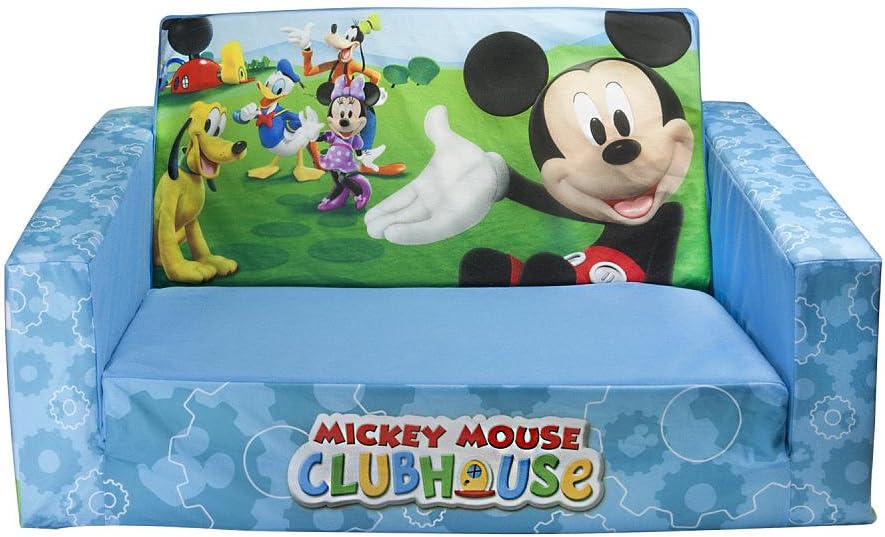 mickey mouse 2 in 1 flip sofa