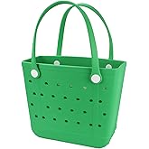 Juyeesm X Large Beach Bag, Oversized Rubber Beach Bag, Washable Open Tote Bag Durable Tote Travel Bags