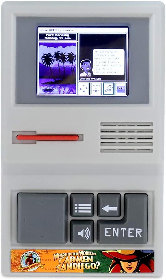 Basic Fun 09613 Carmen Sandiego Handheld Electronic Game: Toys & Games