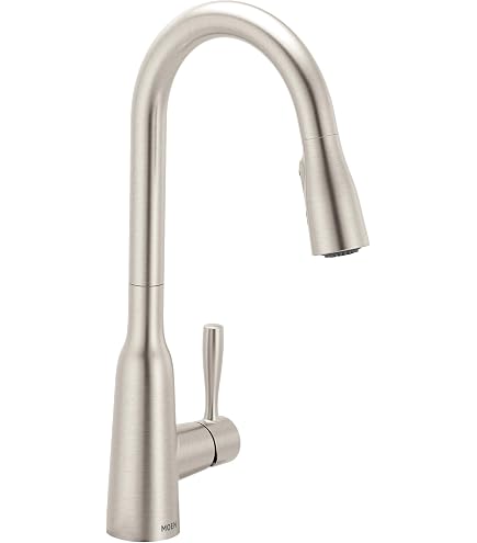 Moen Genta LX One-Handle Modern Kitchen Faucet with Pull Down