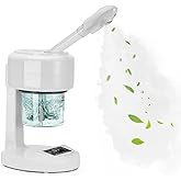 JOSTZHXIN Facial Steamer Nano Ionic Face Steamer with Extendable Arm,Portable Facial Steamer 360°Rotating Nozzle Esthetician Steamer for Personal Care at Home or Salon