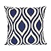FanHomcy Navy Blue Geometric Throw Pillows Cases for Couch Decorative Cushion Covers Set of 4,18 x 18 Inch