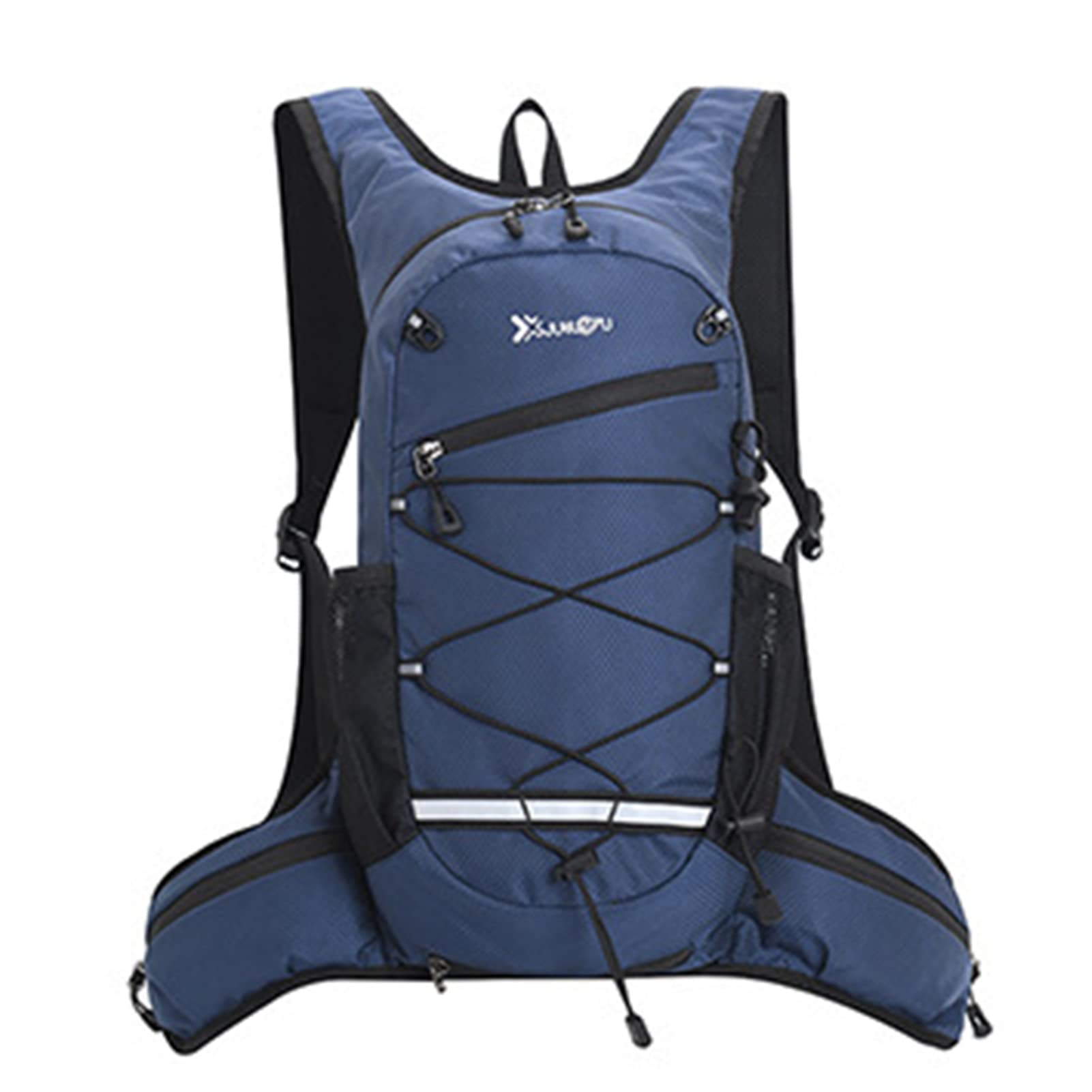 Lixada 8L Cycling Backpack, Lightweight Bike Backpack Outdoor Sports Travel Bag for Hiking, Cycling, Hiking, Camping and Marathon, Dark Blue