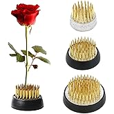 TonJin 3PCS Flower Frog Holder/Round Flower Fixed Tools with Brass Needle,3 Sizes Flower Arrangement Pin for Garden Home Decoration(0.9inch 1.34inch 1.6inch)