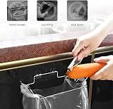 Jetcloud Hanging Trash Bag Holder - Wall Mounted Stainless Steel Rack view 7