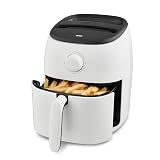DASH Tasti-Crisp™ Express Air Fryer Oven, 2.6 Qt., White – Compact Air Fryer for Healthier Food in Minutes, Ideal for Small Spaces - Auto Shut Off, Analog, 1000-Watt