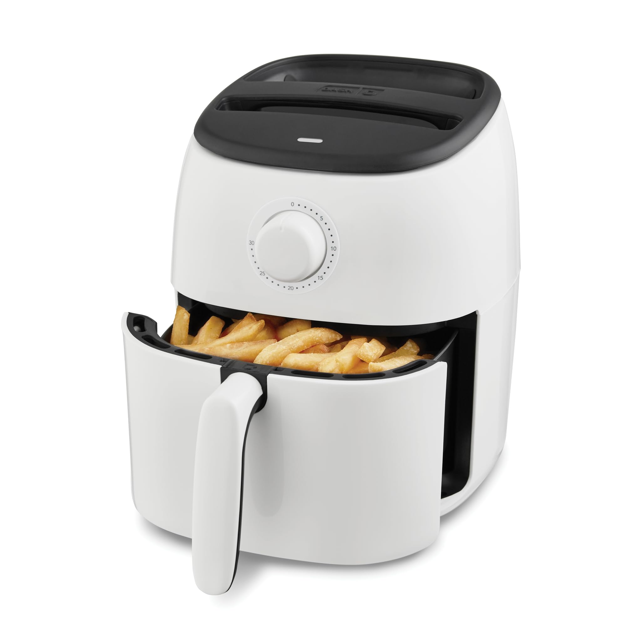 Photo 1 of DASH Tasti-Crisp™ Express Air Fryer Oven, 2.6 Qt., White – Compact Air Fryer for Healthier Food in Minutes, Ideal for Small Spaces - Auto Shut Off, Analog, 1000-Watt
