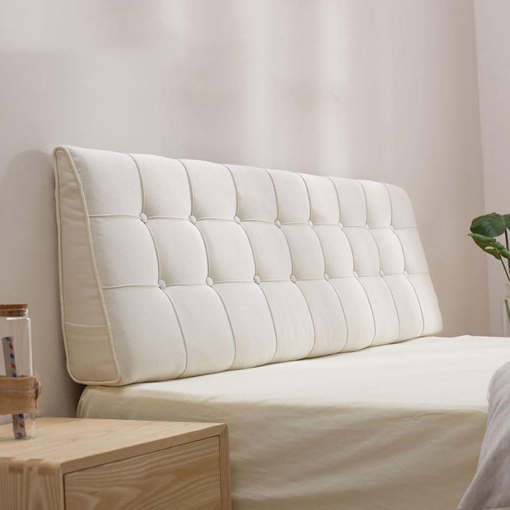 RUYII Bedside Large Cushion Backrest Bed Soft Bag Nordic Pillow Tatami Bed Cover/Fabric / Removable With Multi-styles Chosen,I-160X50cm