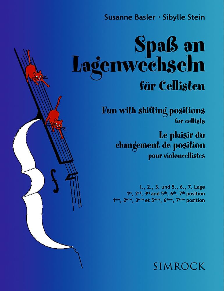 Le plaisir du changement de position pour violoncellistes: cello.