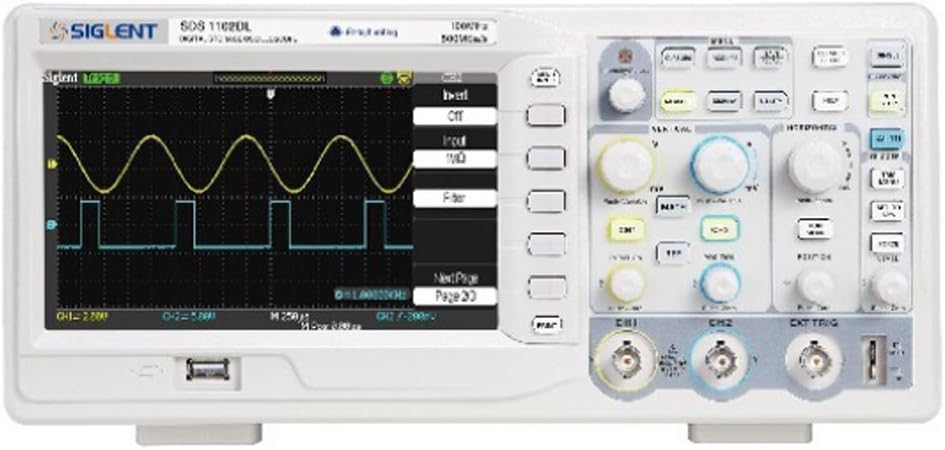SSEYL Siglent SDS1102DL 100MHz Digital Storage Oscilloscope 500MSa/s