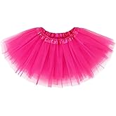 Olreco Tutu for Women Adults 5 Layered Tutu Skirts for Women Halloween Tutus Adult Tutus Womens Tulle Skirts 80s Fluffy Skirt